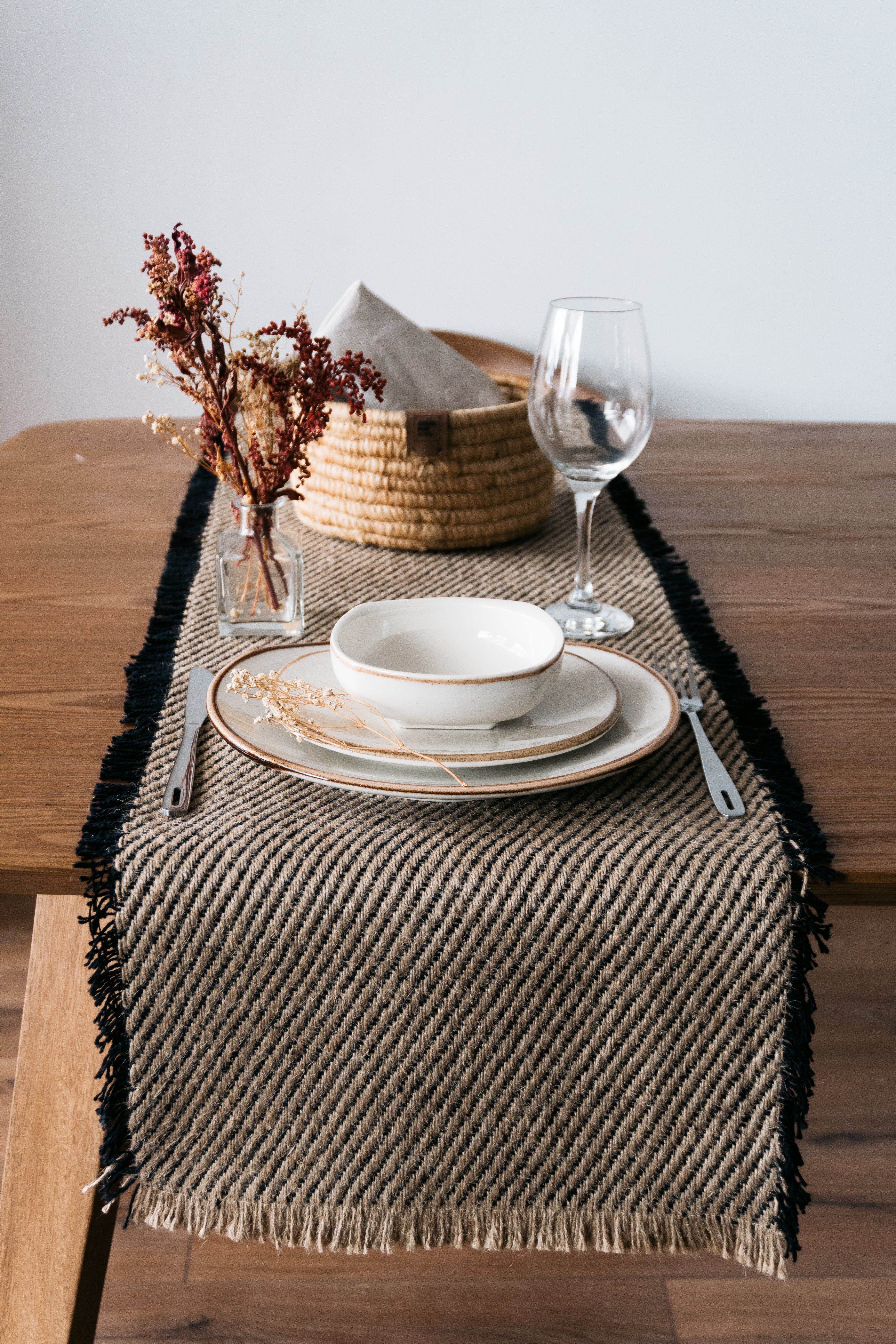  MoAndy Camino de mesa pequeño azul camino de mesa algodón  poliéster 14x72 pulgadas impermeable hogar mesa comedor decoración rejilla  : Hogar y Cocina